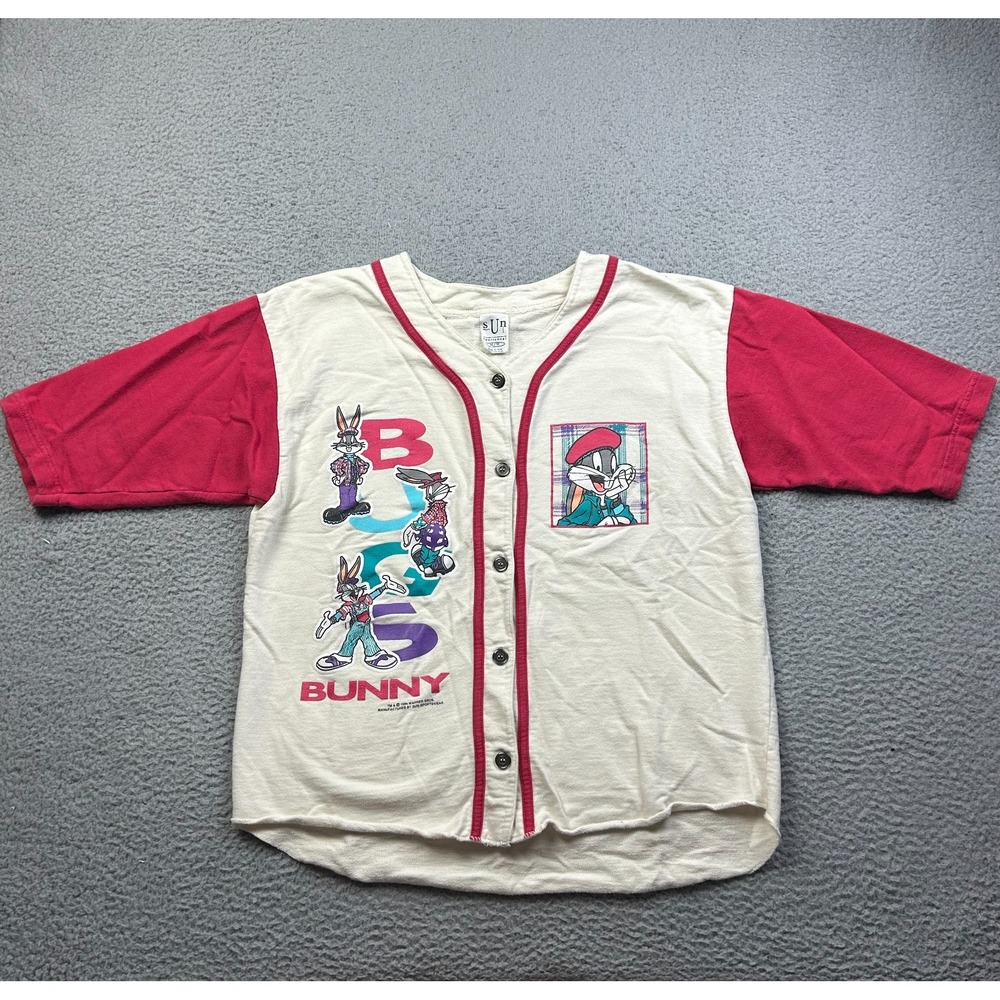 Vintage Looney Tunes Baseball Jersey 1994 Warner Bros Suns Sportswear Medium